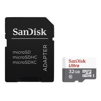 SANDISK Ultra®, Micro-SDHC Speicherkarte, 32 GB, 80 MB/s