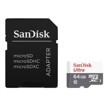 SANDISK Ultra®, Micro-SDXC Speicherkarte, 64 GB, 80 MB/s