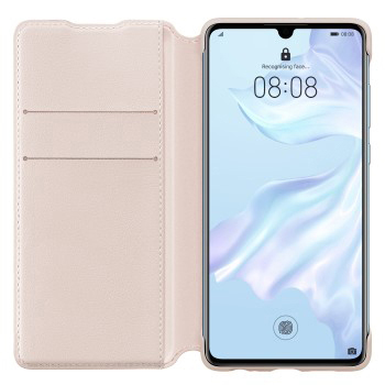 HUAWEI Wallet Cover, Bookcover, Huawei, P30, Pink