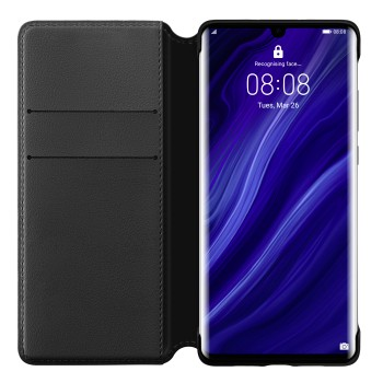 HUAWEI Wallet Cover, Bookcover, Huawei, P30 Pro, Schwarz