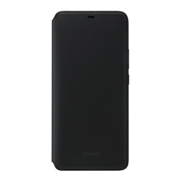 HUAWEI Wallet Cover, Bookcover, Huawei, Mate 20 Pro, Schwarz