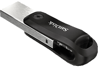 SANDISK IXPAND FLASH DRIVE GO USB-Stick, 256 GB, Silber/schwarz