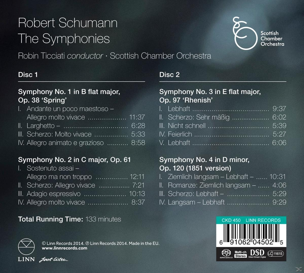 Scottish Chamber Orchestra - Sinfonien 1-4  - (SACD Hybrid)