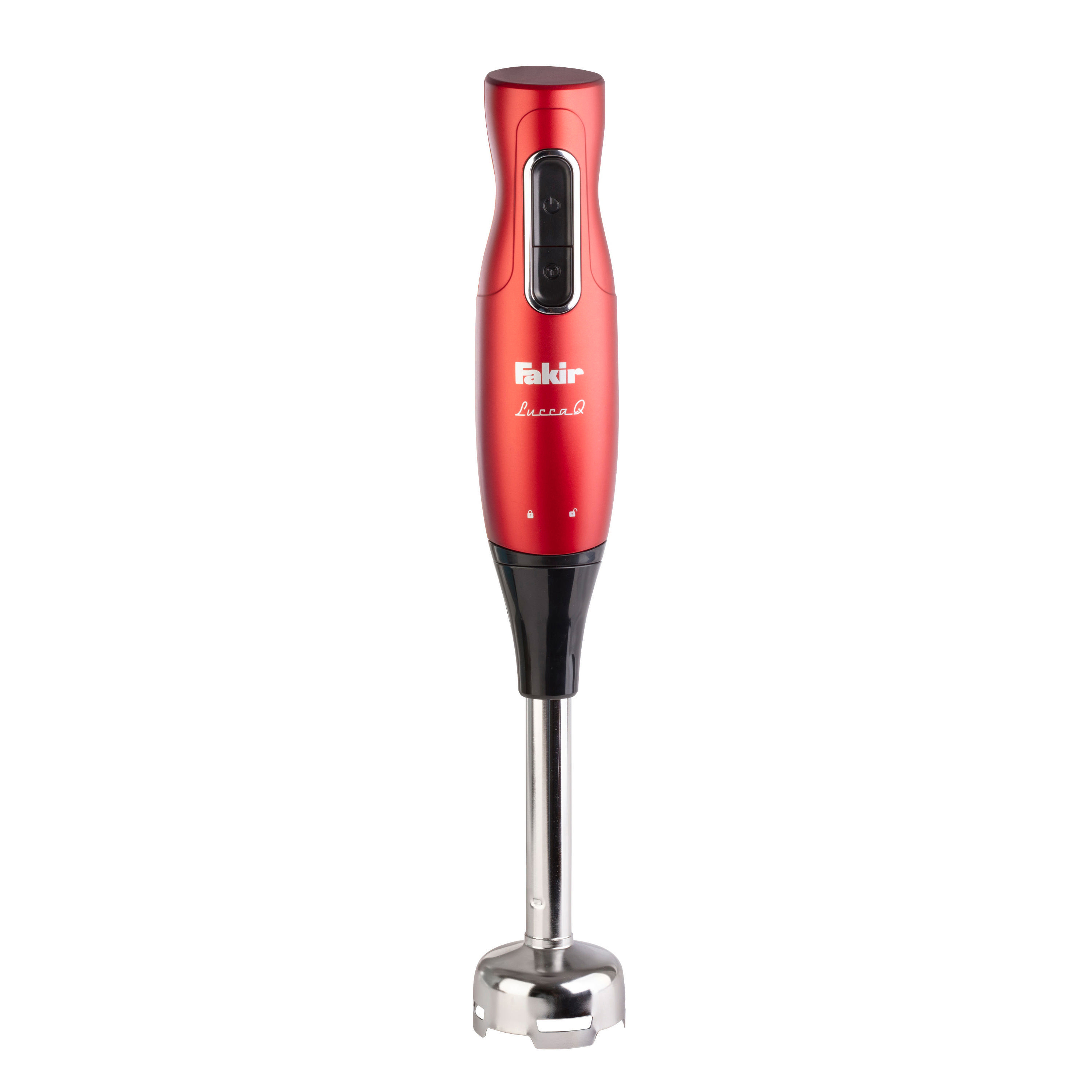 FAKIR 9197001 Lucca Q Stabmixer Rot (1000 Watt, 0.9 l)