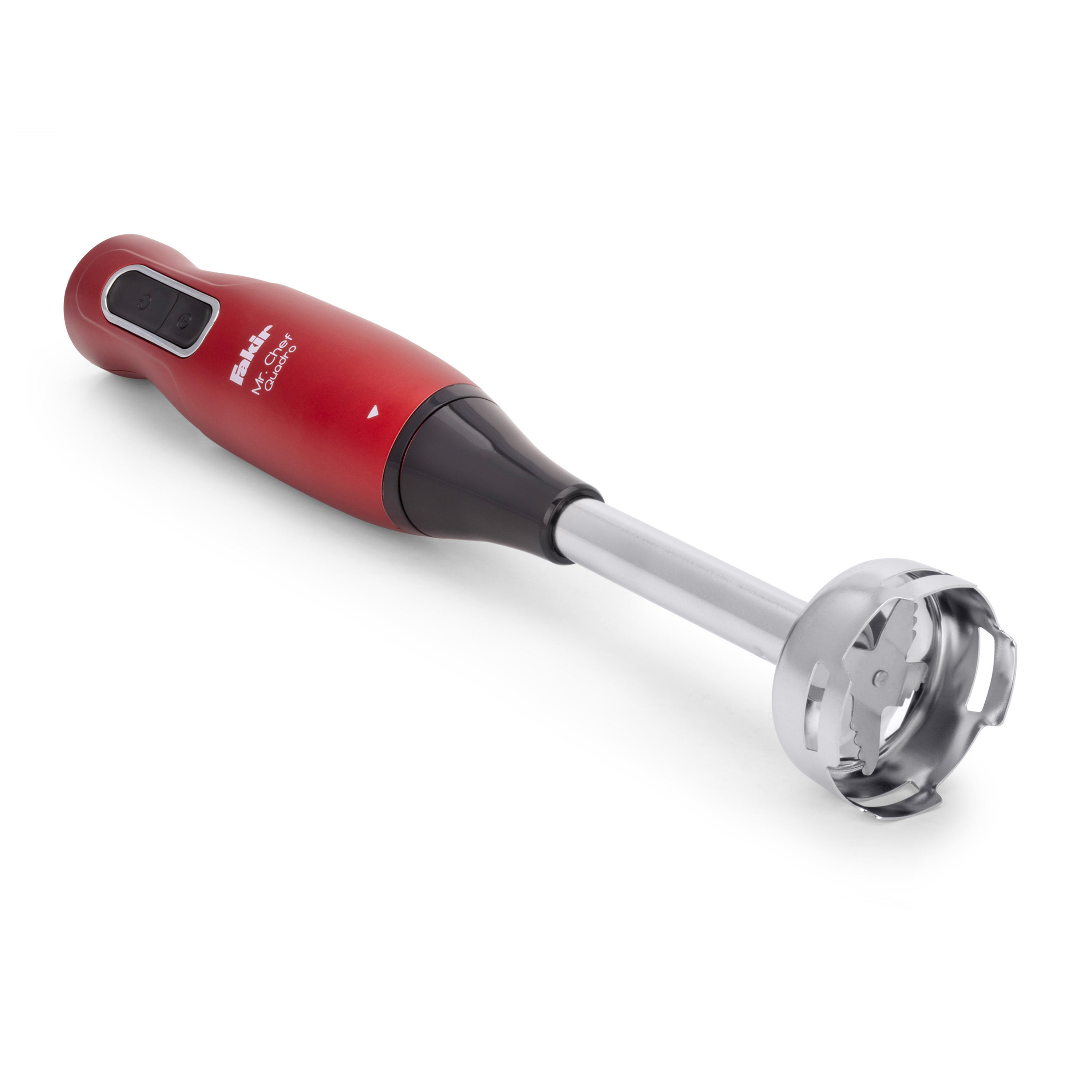 FAKIR 9196001 Mr Chef Quadro Rosie Stabmixer Rot (425 Watt, 1.5 l)