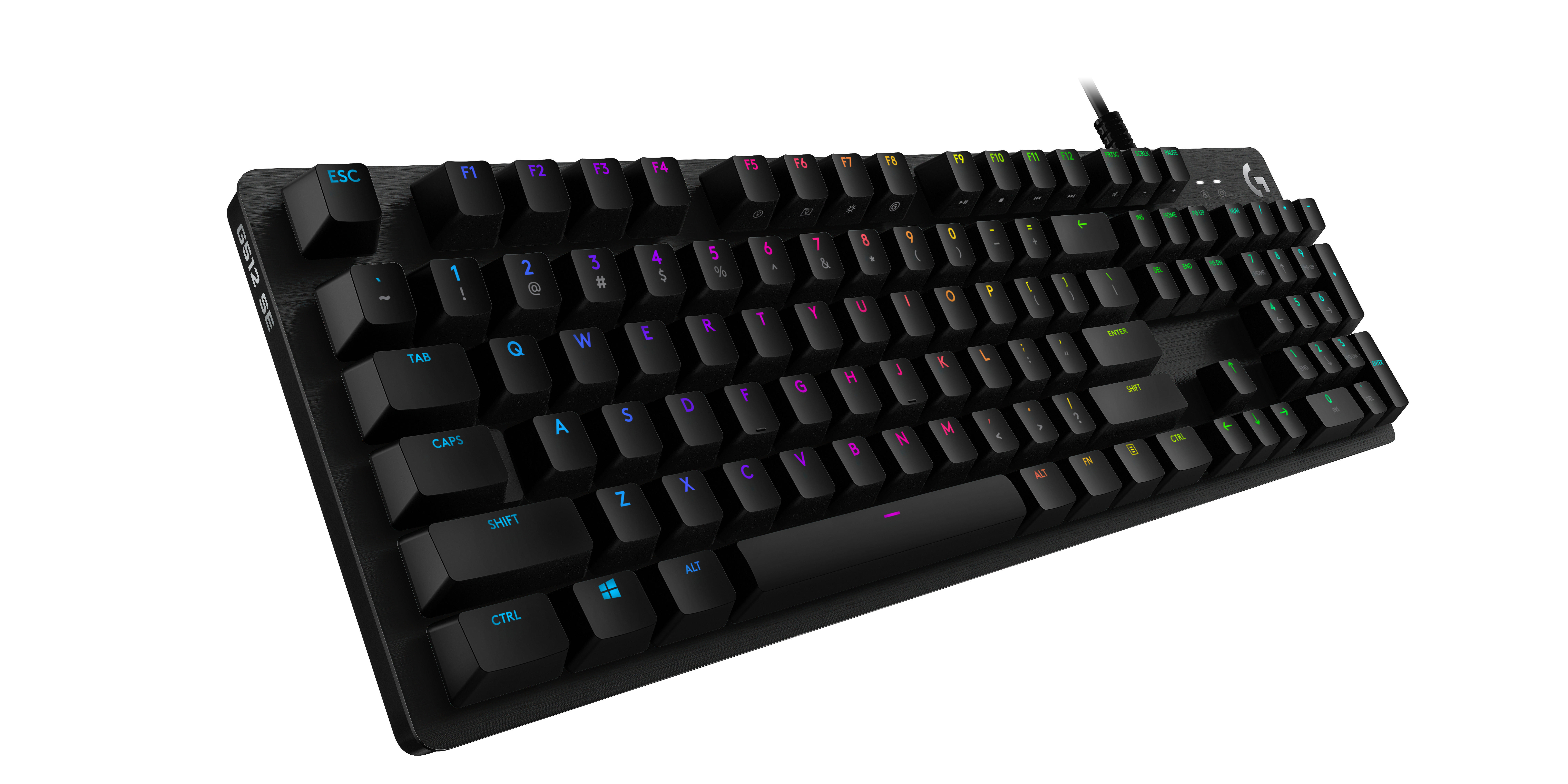 LOGITECH 920-009378 G512 Lightsync, Gaming Tastatur, Mechanisch, kabelgebunden, Schwarz