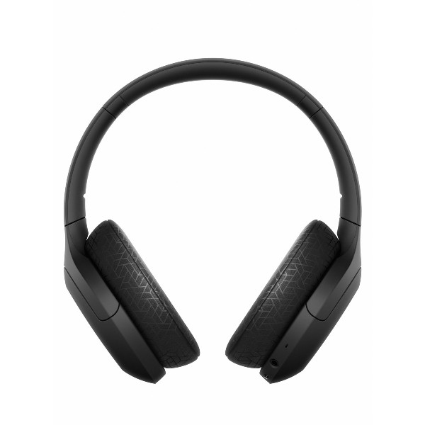 Auriculares negros. Diseño circumaural con diadema. Diseño sencillo.