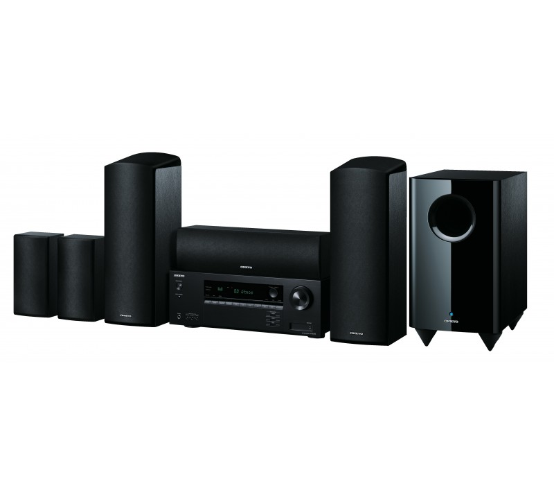 Home cinema 5.1.2 - Onkyo HT-S5915, 160 W/canal, 4K, HDR, Dolby Atmos, Hi-Res Audio, Bluetooth, Negro