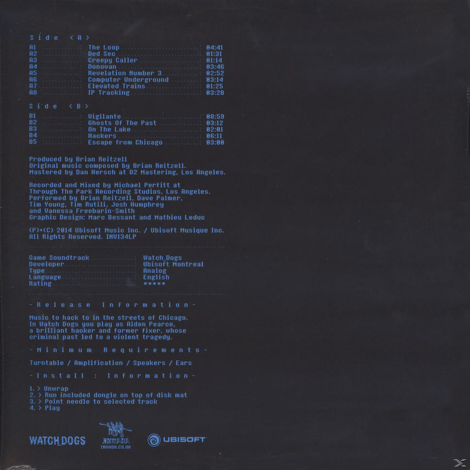 Reitzell Brian - Watch Dogs  - (CD)