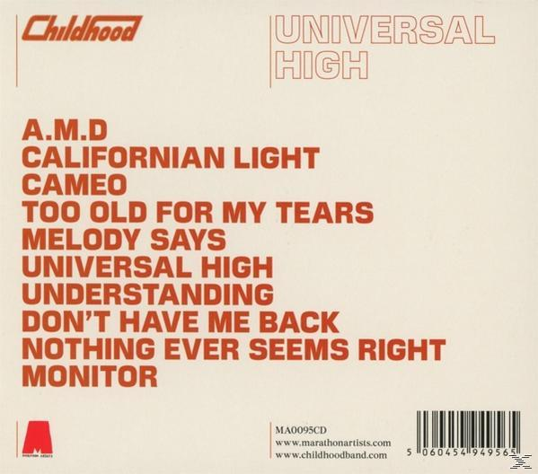 Childhood - UNIVERSAL HIGH - (CD)