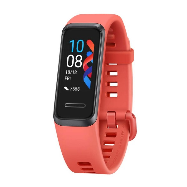 Pulsera de actividad - Huawei Band 4, Resistencia Agua 5ATM, Frecuencia cardiaca, 9 Modos de deporte, Salmón