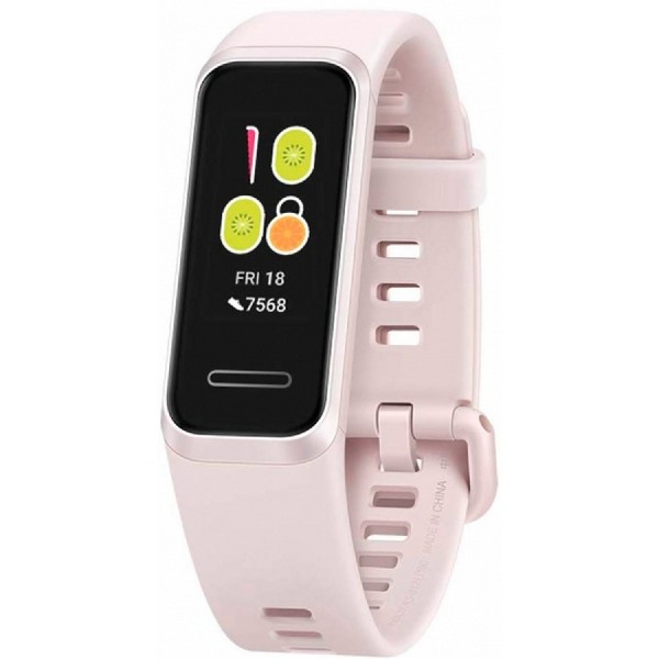 Pulsera de actividad - Huawei Band 4, Resistencia al Agua 5ATM, Frecuencia cardiaca, 9 Modos de deporte, Rosa