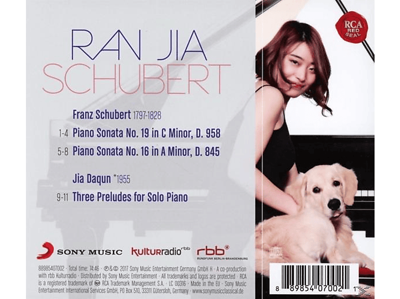 Thumbnail - Ran Jia - Schubert (CD)