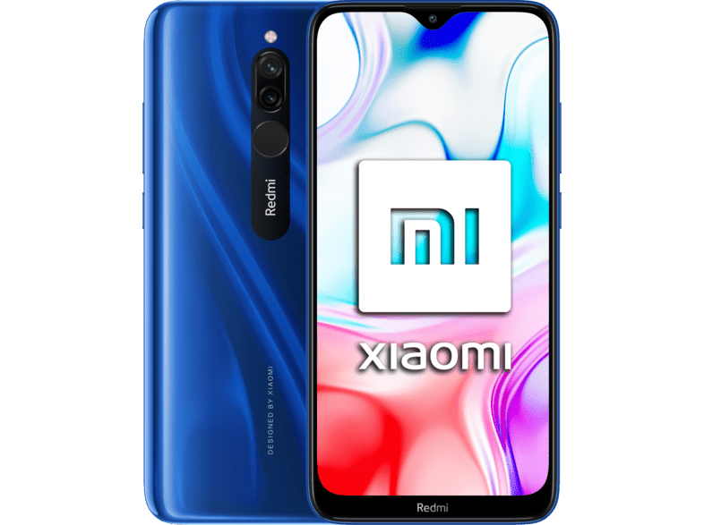 Móvil - Xiaomi Redmi 8, Azul, 32 GB, 3 GB RAM, 6.22" HD+, Snapdragon 439, 5000 mAh, Android