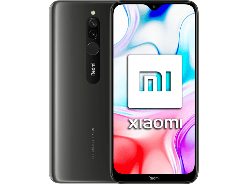 Móvil - Xiaomi Redmi 8, Negro, 32 GB, 3 GB RAM, 6.22" HD+, Snapdragon 439, 5000 mAh, Android