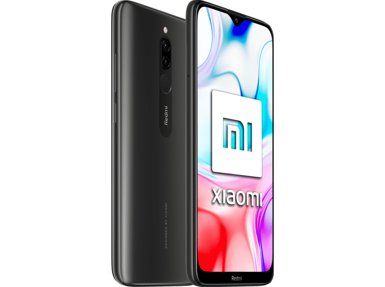 Móvil - Xiaomi Redmi 8, Negro, 32 GB, 3 GB RAM, 6.22" HD+, Snapdragon 439, 5000 mAh, Android