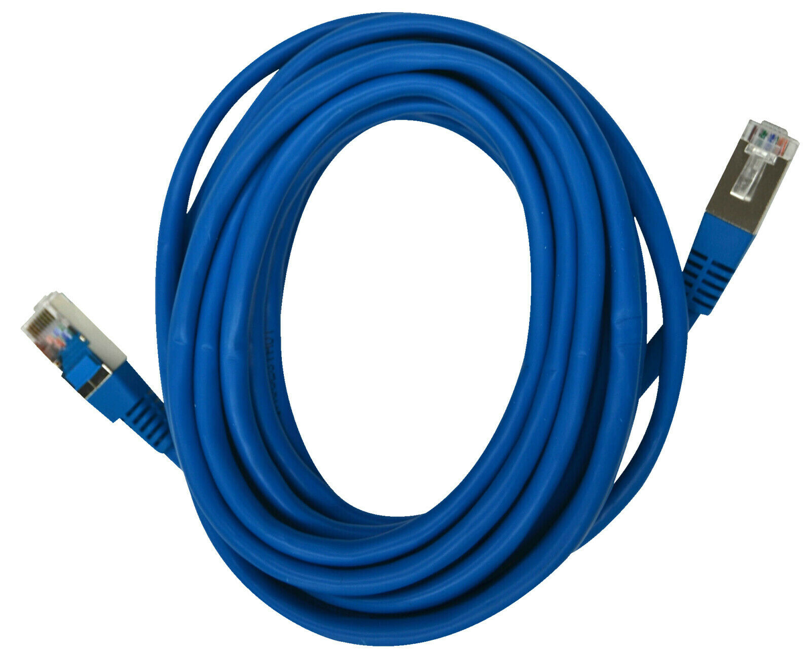 Cable de red - ISY IPC-1000, 5m, Cat-5e, Conectores RJ45, Azul