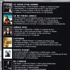 Achterkant cd met tracklist en tekst.