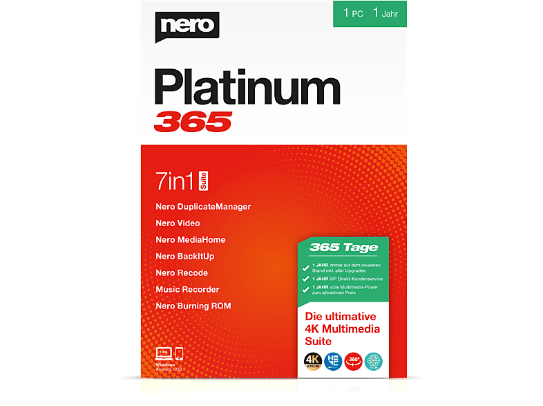 in Box) Platinum - der Nero (nur (Code Online) 365 [PC]