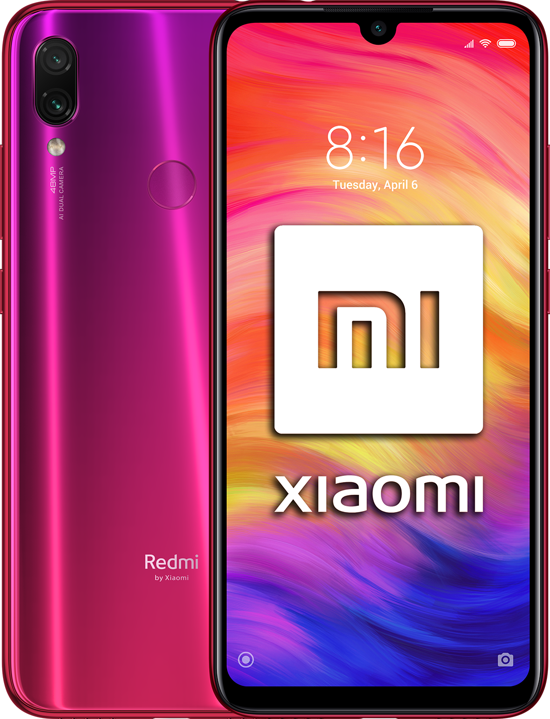 Móvil - Xiaomi Note 7, Rojo, 64 GB, 4 GB RAM, 6.3", Snapdragon 660, 4000 mAh, Android