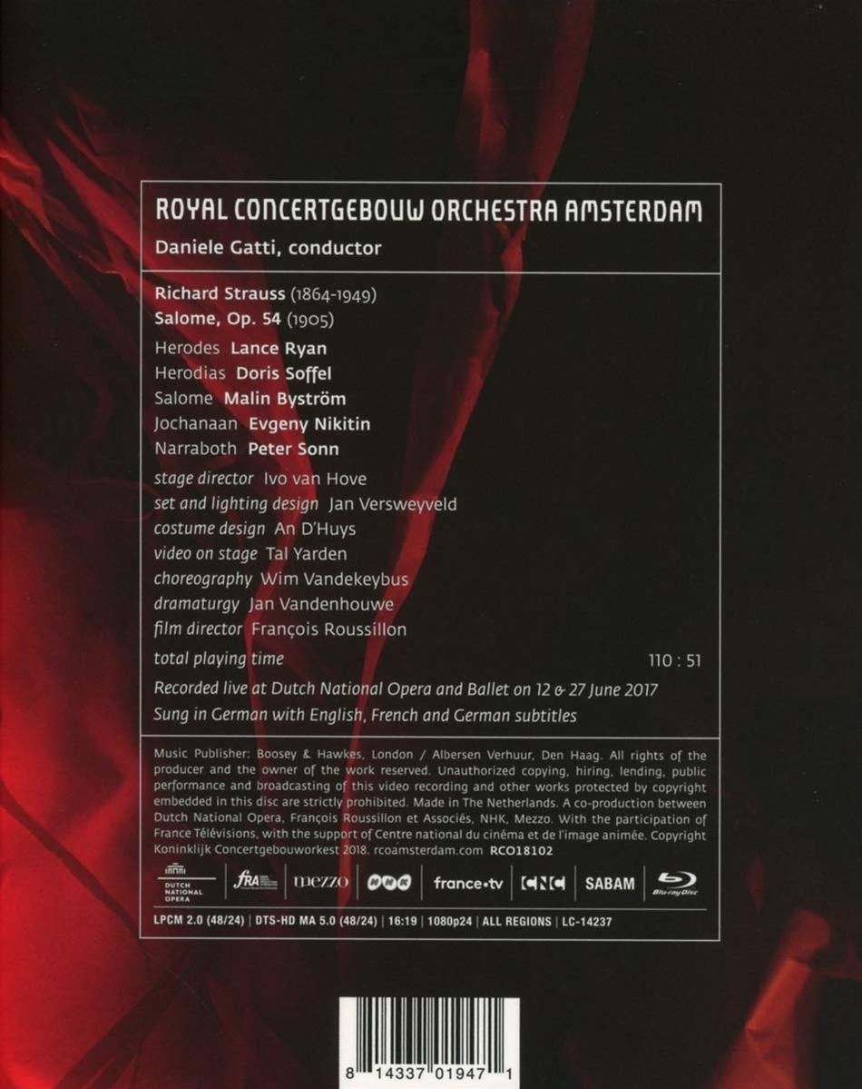 Daniele Gatti, Royal Concertgebouw (Blu-ray) - - Salome Orchestra
