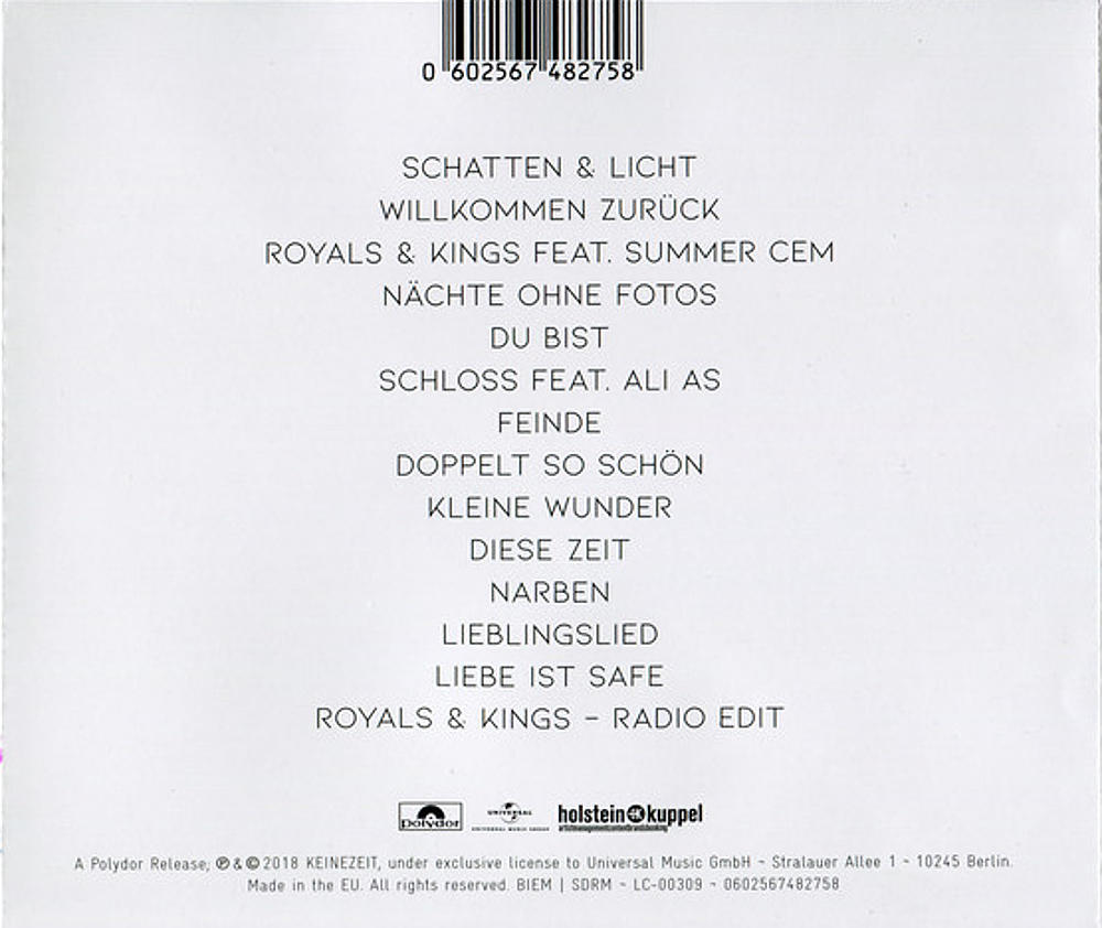 & - Schatten - Licht (CD) Glasperlenspiel