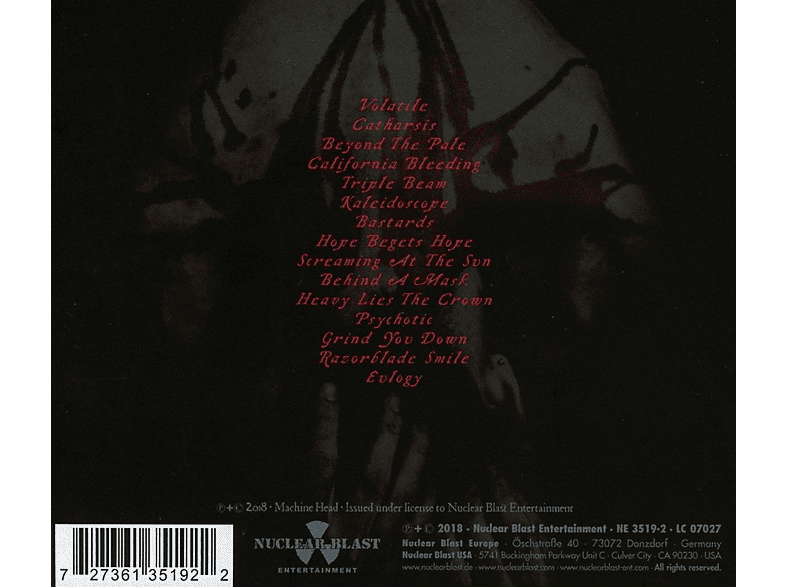 Machine Head - Catharsis [CD]