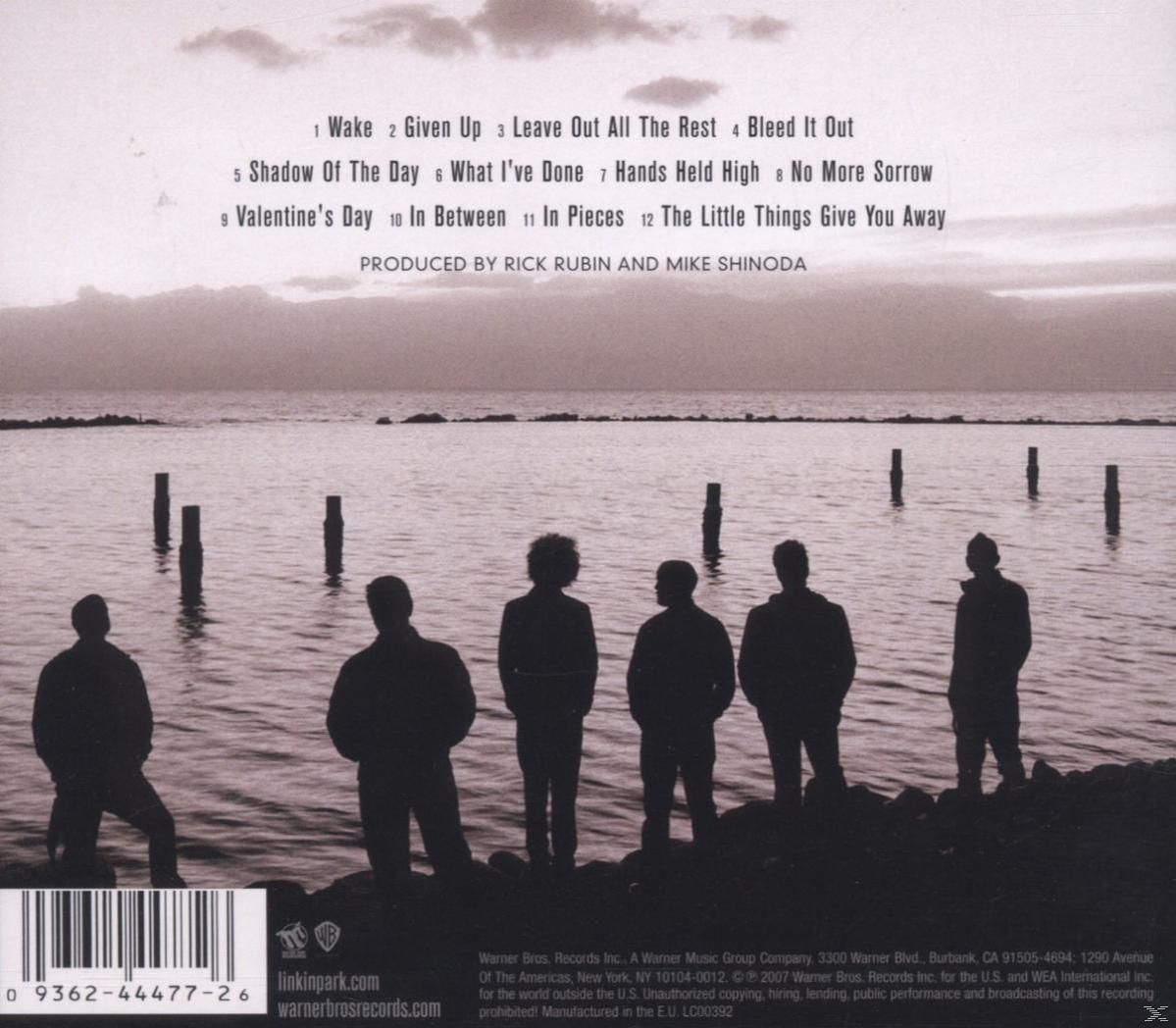 CD-Rückseite mit Bandtext und Meer.