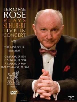 Jerome Rose - Jerome Rose Plays Schubert Live in Concert: The 4 Last Sonat  - (DVD)