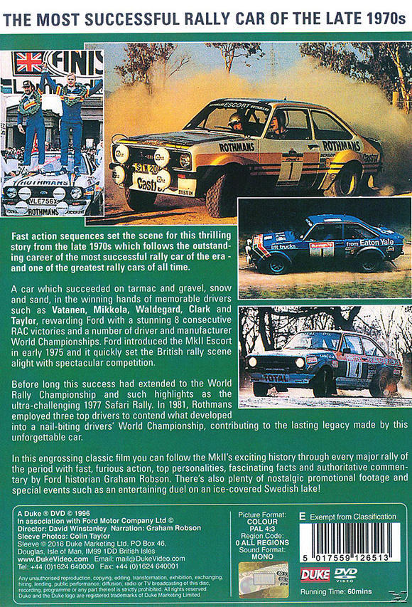 The Story of the MK2 Escort DVD