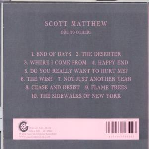 To (CD) Ode Others - Scott Matthew -