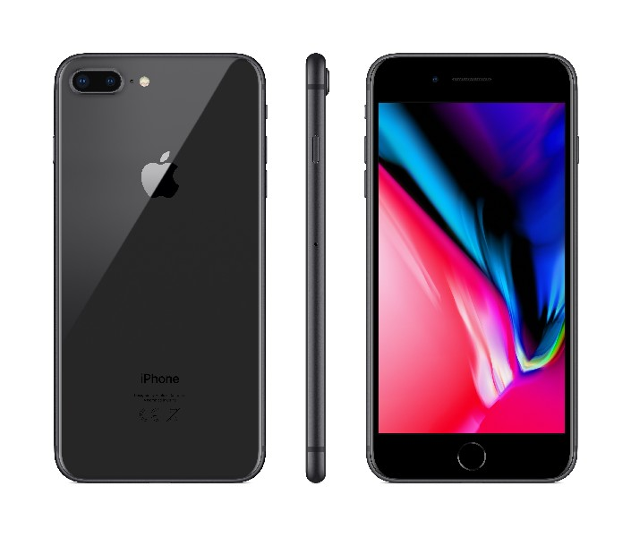 Apple iPhone 8 Plus, Gris espacial, 64 GB, 3 GB RAM, 5.5" Retina Full HD, Chip A11 Bionic, iOS