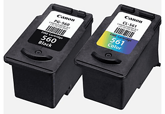 Cartucho de tinta - Canon CRG PG-560 y CL-561, Para PIXMA TS5350, TS5351, TS5352, TS5353, Negro, Multicolor