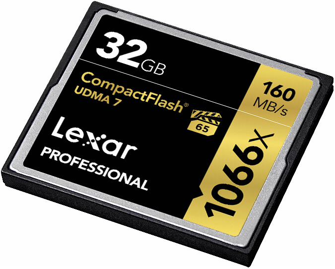 LEXAR Compact Flash Professional 1066x, Compact Flash Speicherkarte, 32 GB, 160 MB/s