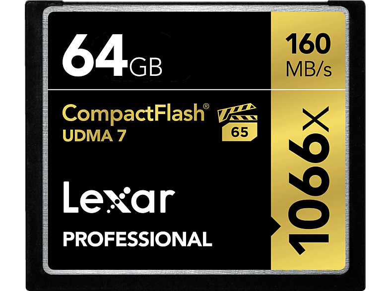 LEXAR Professional 1066x, Compact Flash 64 160 GB, MB/s Speicherkarte