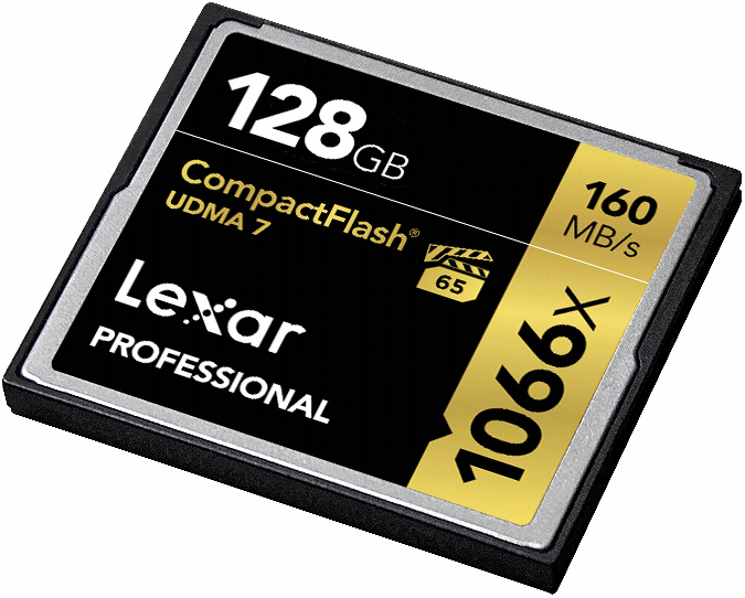 LEXAR Professional 1066x, Compact Flash Speicherkarte, 128 GB, 160 MB/s