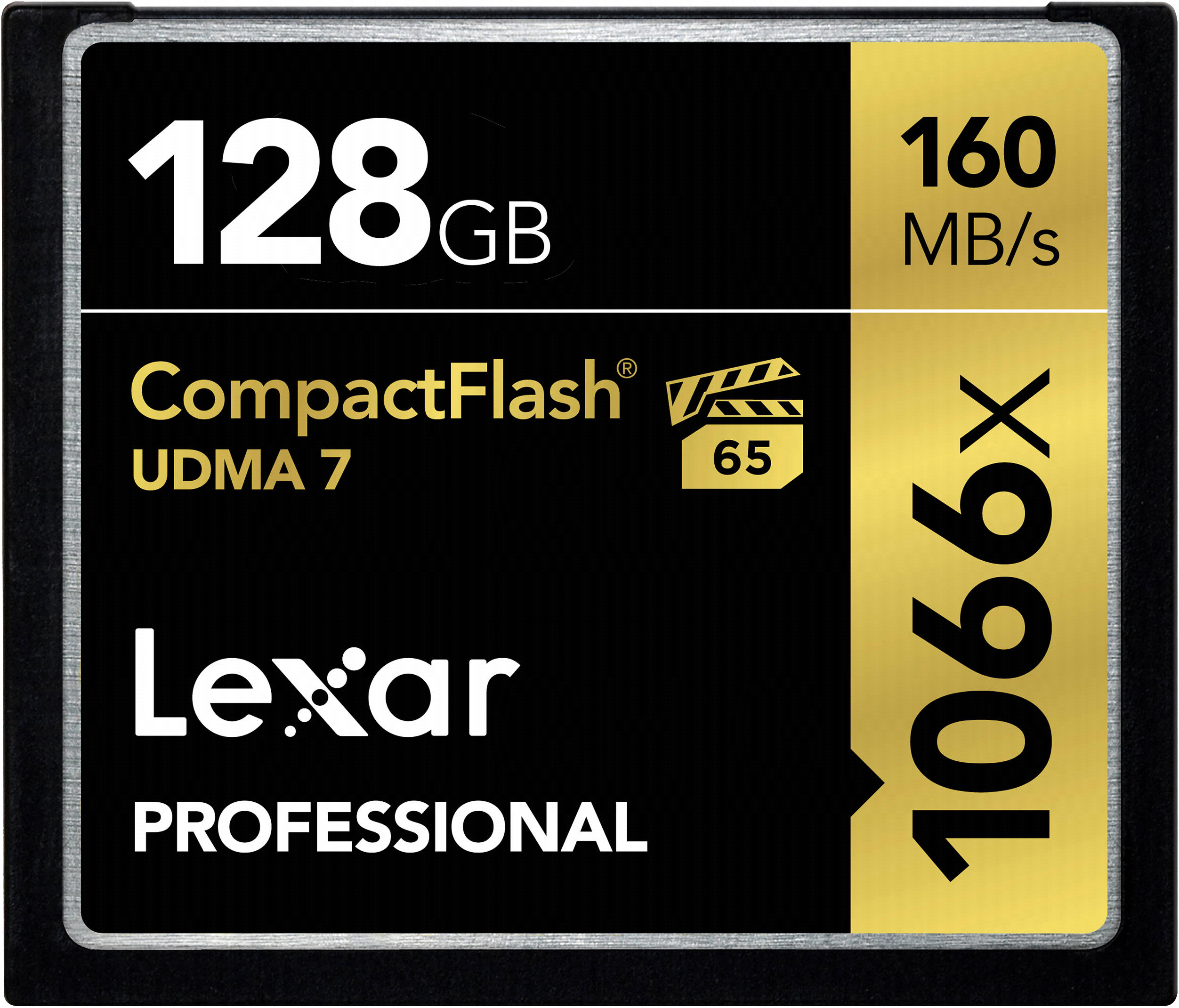 LEXAR Professional 1066x, Compact Flash Speicherkarte, 128 GB, 160 MB/s