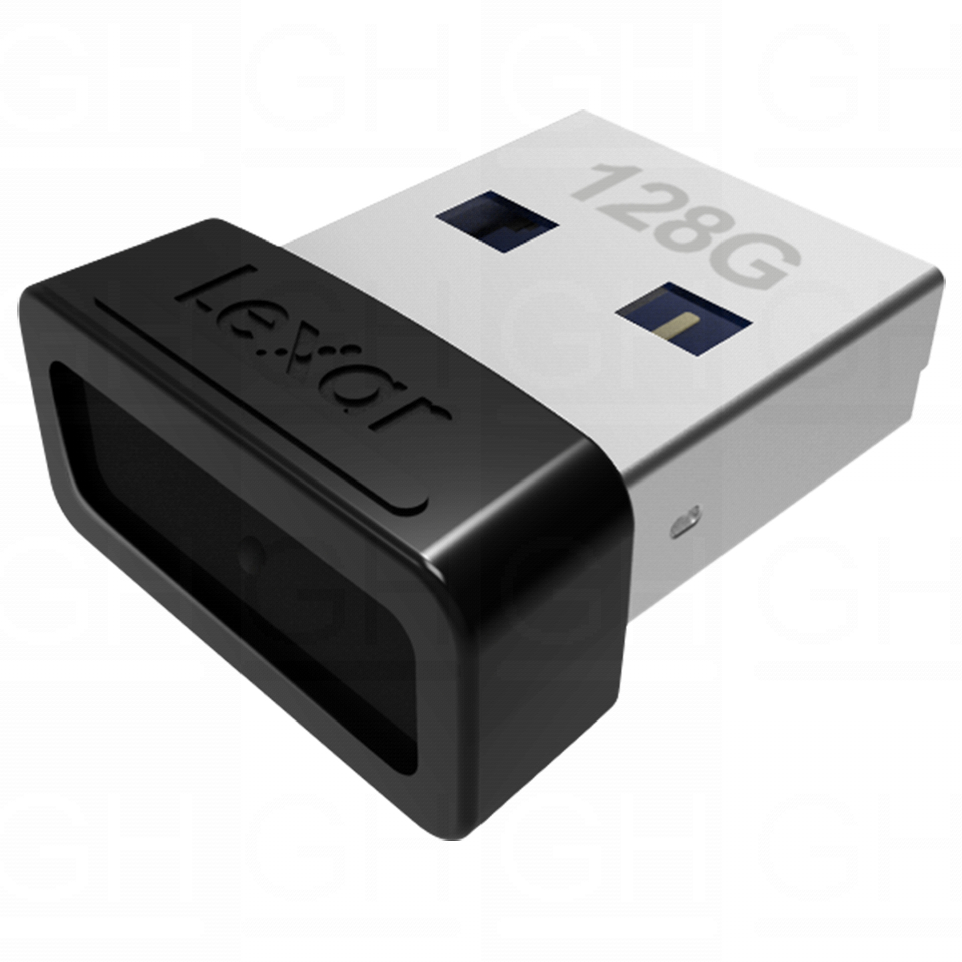 LEXAR JumpDrive S47 USB-Stick, 128 GB, 250 MB/s, Schwarz