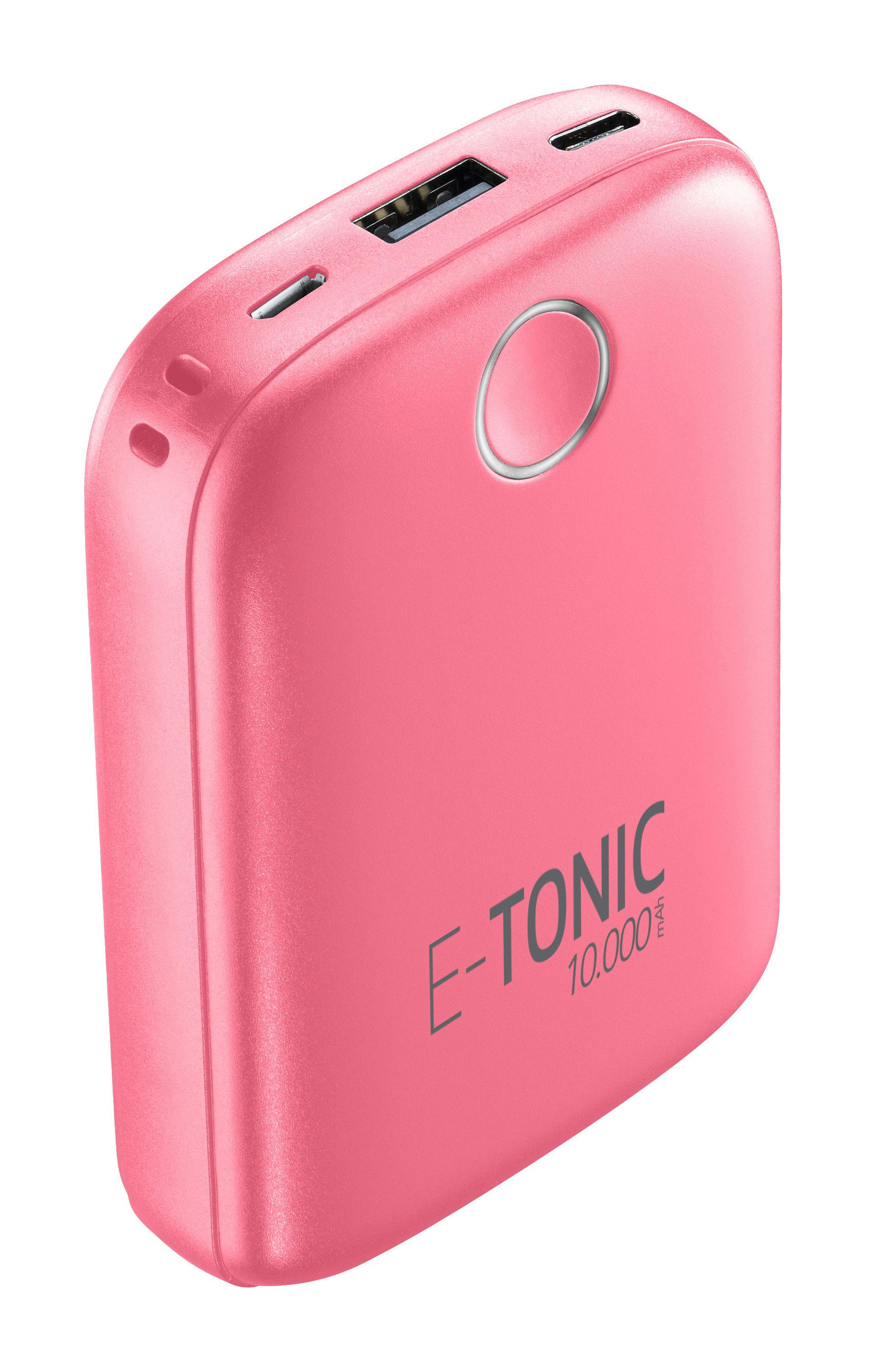 mAh Pink Powerbank LINE CELLULAR 10000 E-Tonic