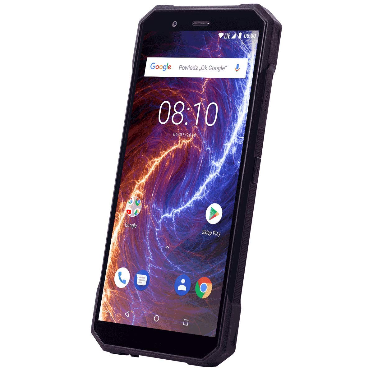 Móvil - Hammer Energy, Negro, 16 GB, 2 GB RAM, 5" HD, MTK6737, 5000 mAh, Android