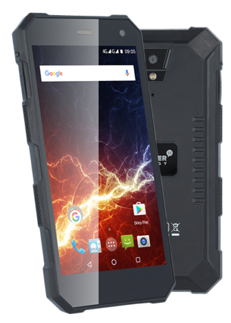 Móvil - Hammer Energy, Negro, 16 GB, 2 GB RAM, 5" HD, MTK6737, 5000 mAh, Android