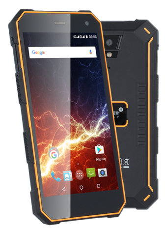 Hammer Energy, Naranja, 16 GB, 2 GB RAM, 5" HD, MTK6737, 5000 mAh, Android