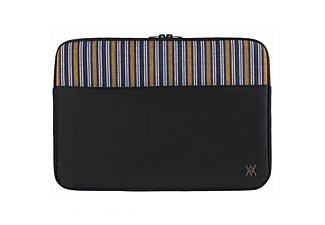 Funda - Laptop Vam Vam, Para portátiles de 15", Negro y mostaza