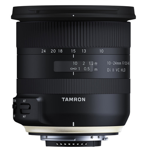 Objetivo - Tamron B023 10-24 mm, 84.6 mm, f/3.5-4.5 Di II VC HLD, Para Canon, Negro