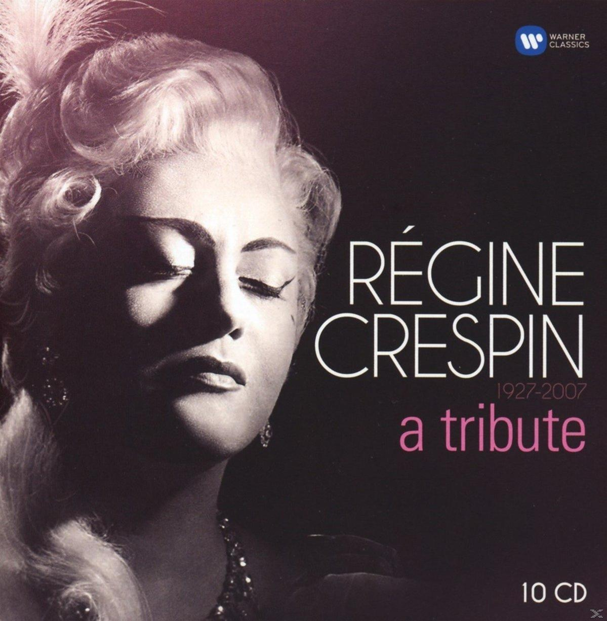 Régine Crespin Albumcover, eine Hommage mit einem weiblichen Gesicht.