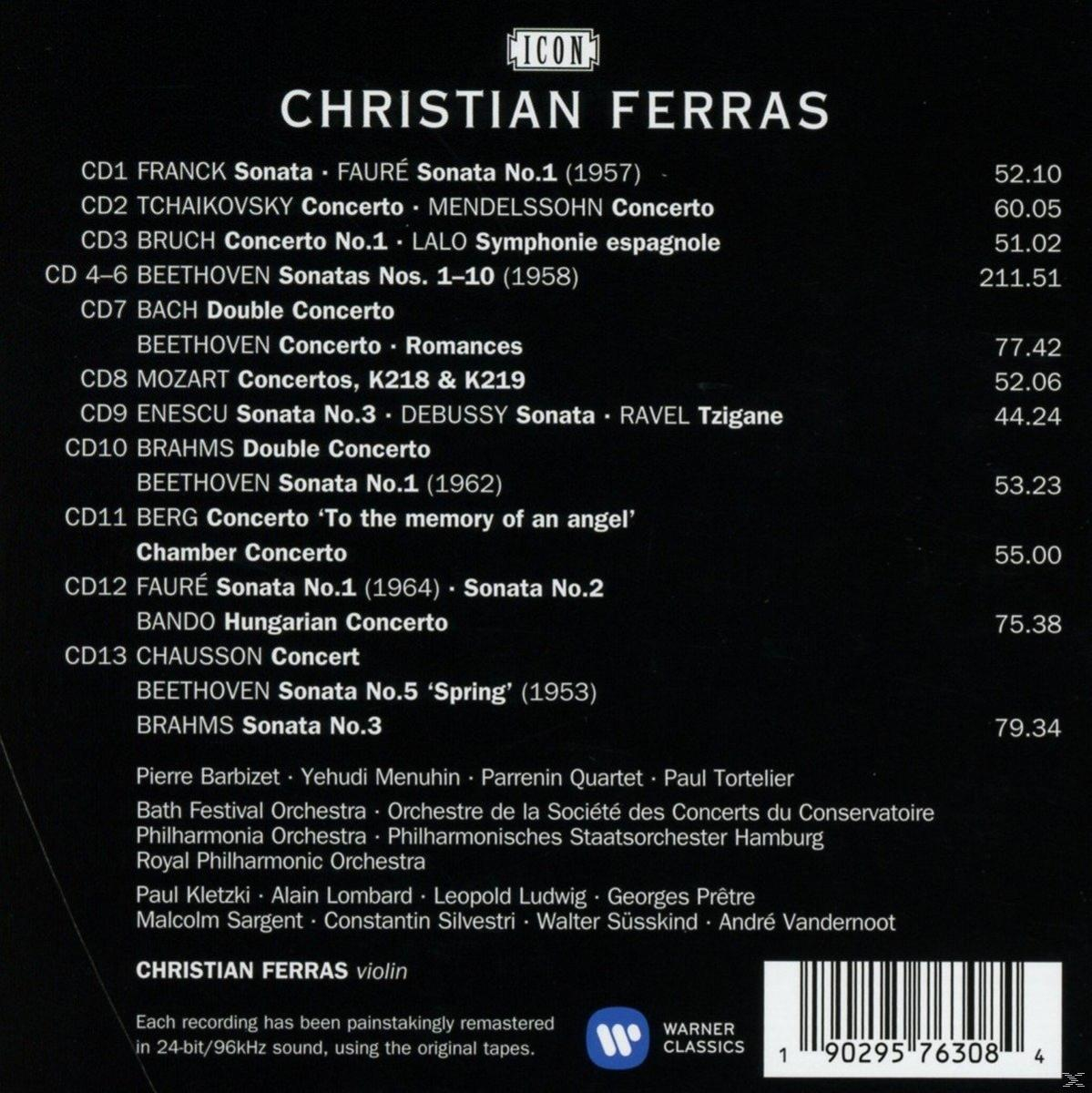 VARIOUS, Christian Ferras - Icon:Christian Ferras-HMV & Telefunken Rec.  - (CD)