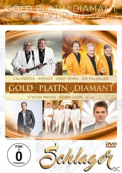 - - GOLD-PLATIN-DIAMANT VARIOUS SCHLAGER (DVD) -