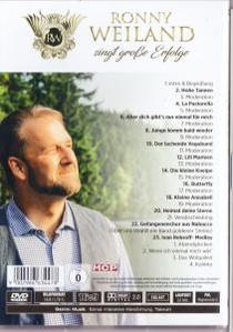 Erfo Weiland Ronny (DVD) große Weiland - - singt Ronny