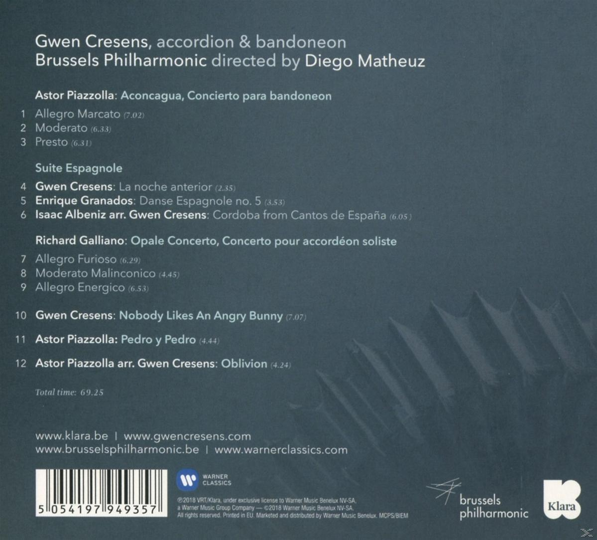 CD-borító zenei kompozíciókkal. A borítón láthatók az előadó és a cím adatai.