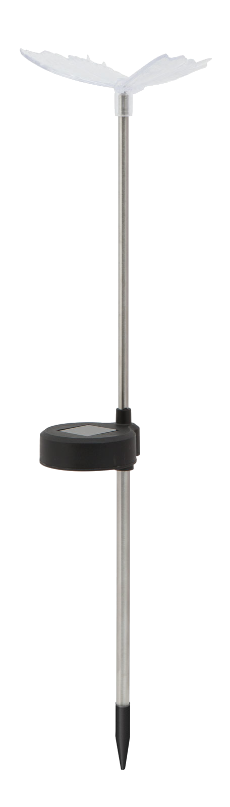 GARDEN OF EDEN 11393 RGB LED kerti szolár lámpa - pillangó formájú